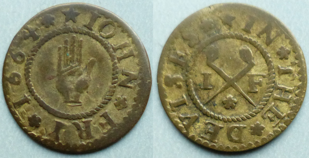 Devizes, John Fry 1664 farthing